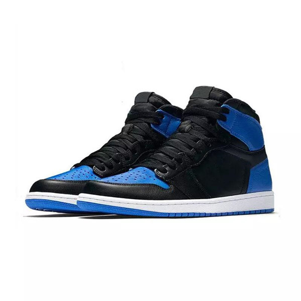 Men's Running Weapon Air Jordan 1 Blue Black Shoes 307 Men's Running Weapon Air Jordan 1 Blue Black Shoes 307
